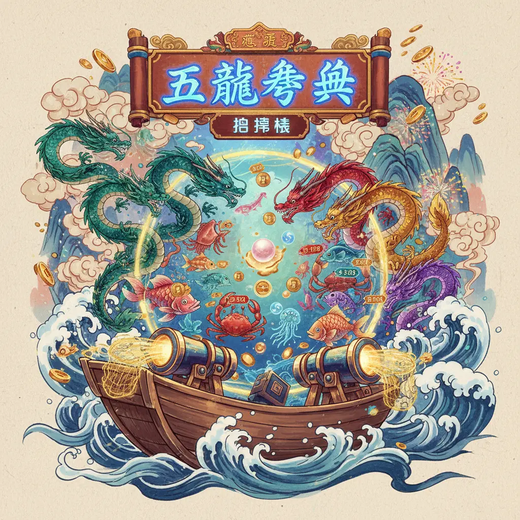 五龍爭霸老虎機 - 捕魚機