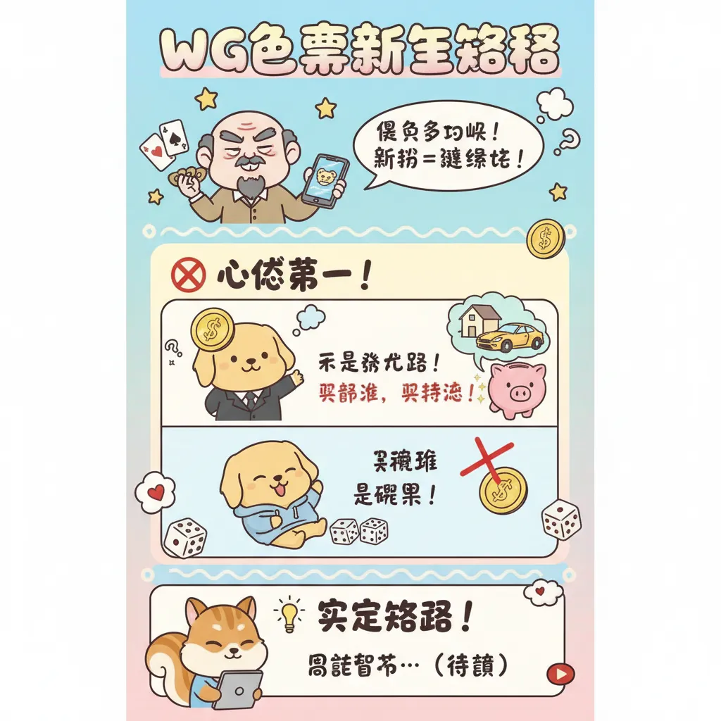 WG彩票新手攻略：如何提升中獎率與運用投注策略