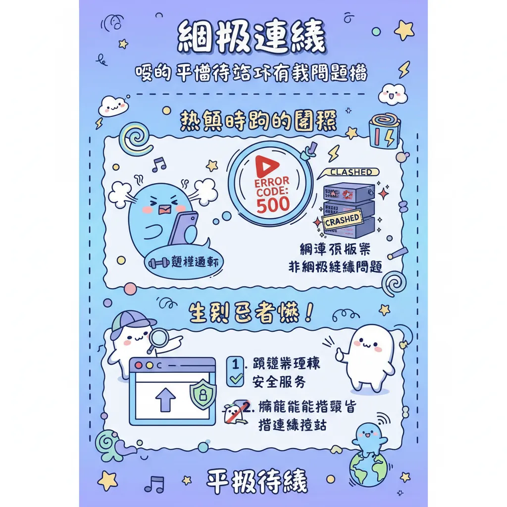 平博體育網站存取問題與伺服器錯誤排除