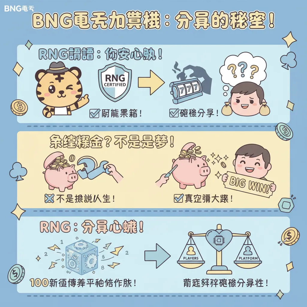 BNG電子老虎機：RNG認證與遊戲公平性解析