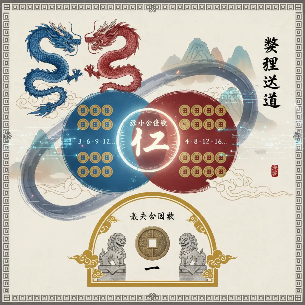 最大倍數 - 最小公倍數