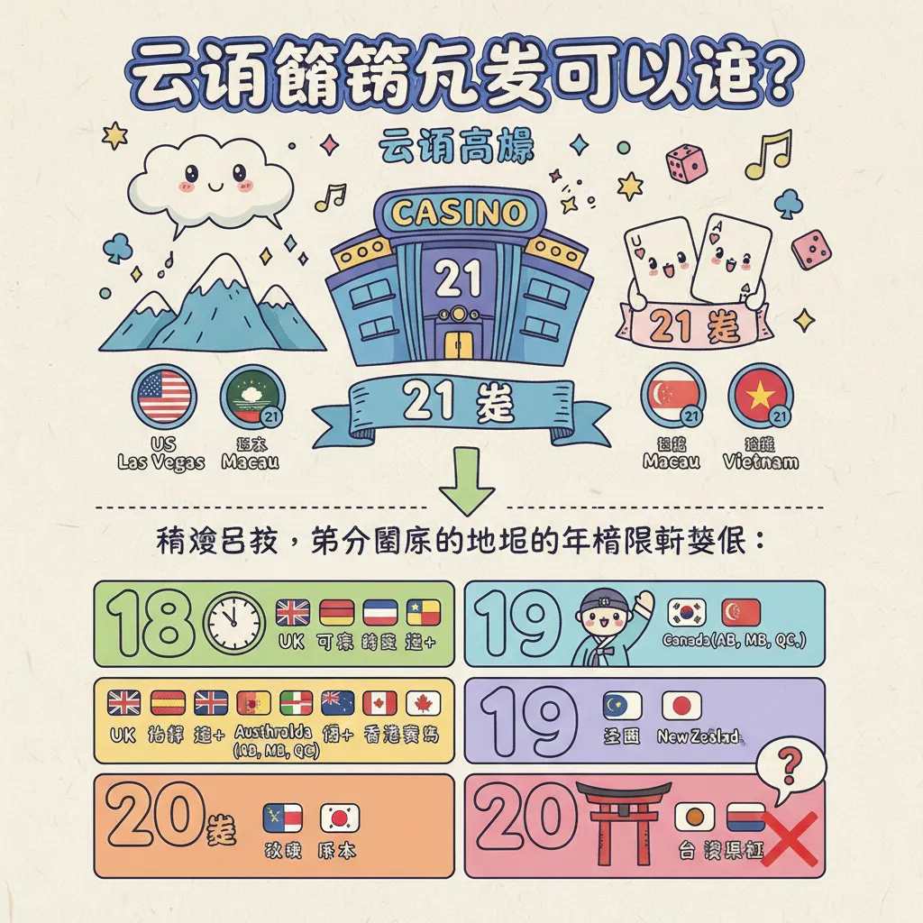 各國賭場年齡門檻比較與雲頂的特殊規範