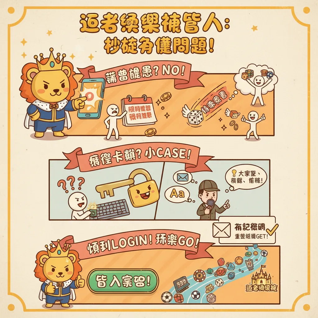 登入卡關？常見問題秒解