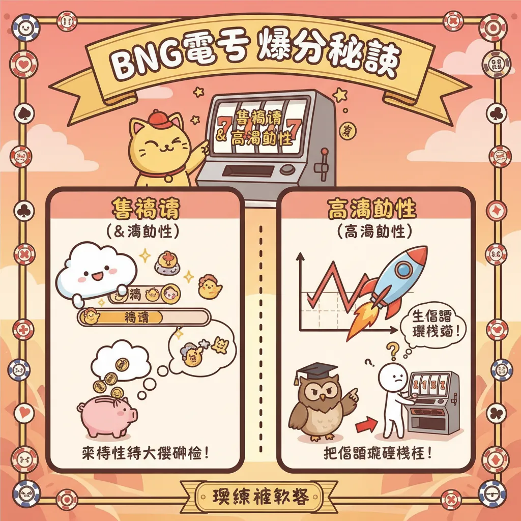 掌握BNG電子爆分技巧：如何利用集鴻運與高波動性獲利