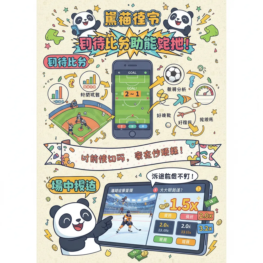 熊貓體育手機應用程式的即時比分與賽事投注教學
