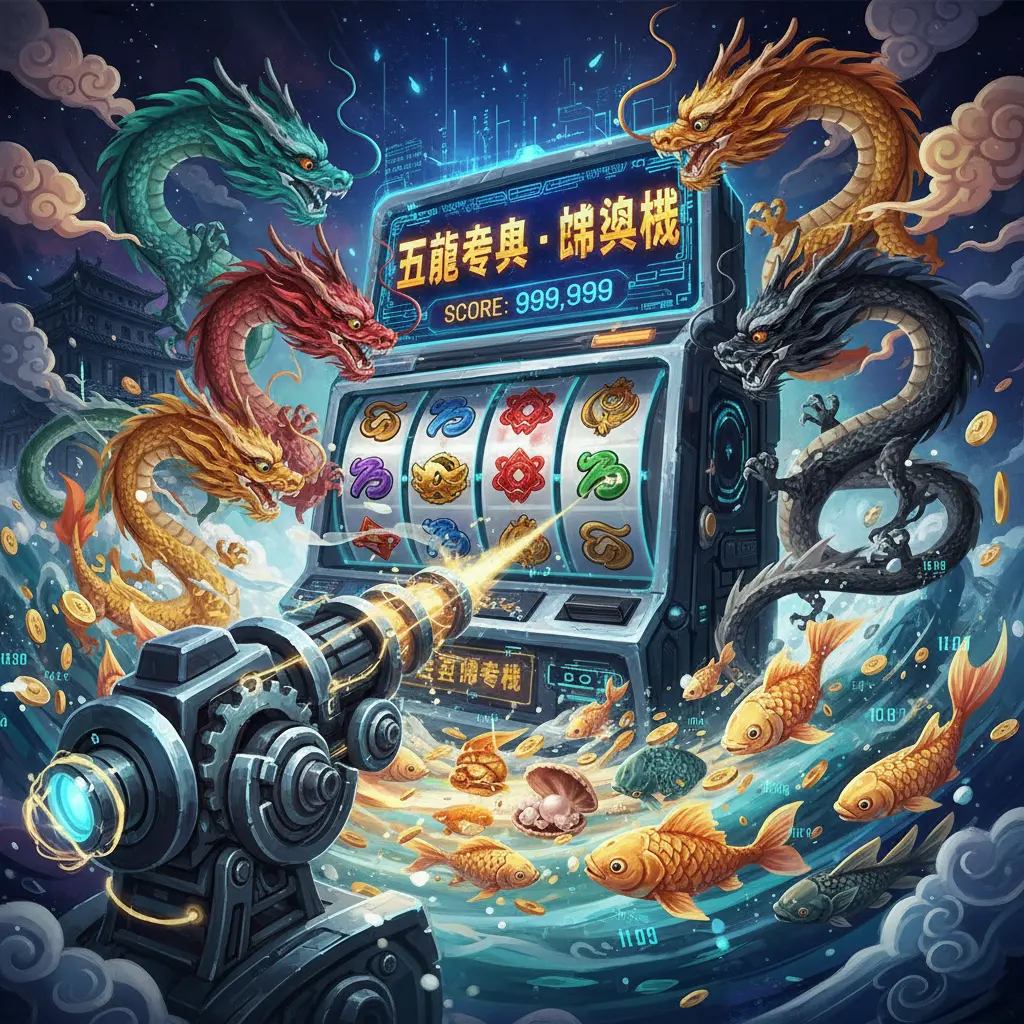 五龍爭霸老虎機 - 捕魚機