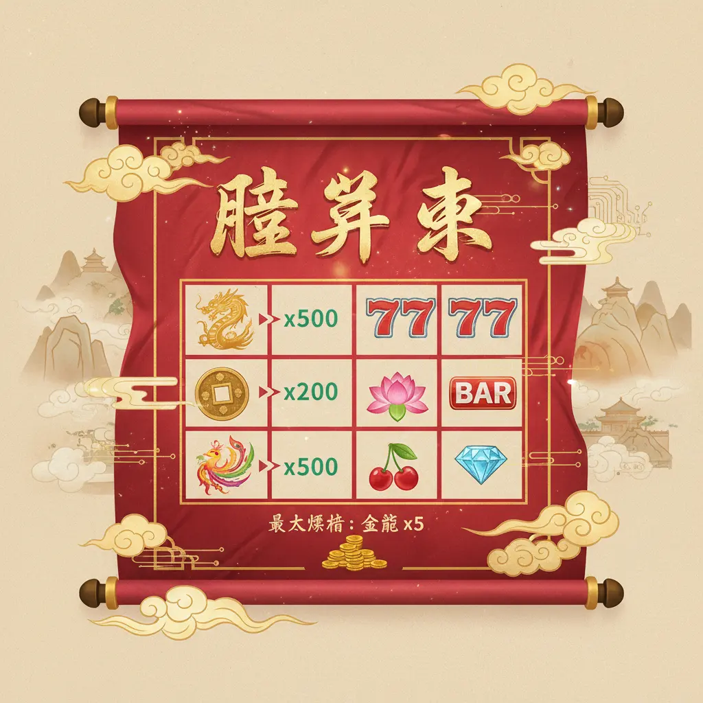 老虎機賠率表 - 賠率表