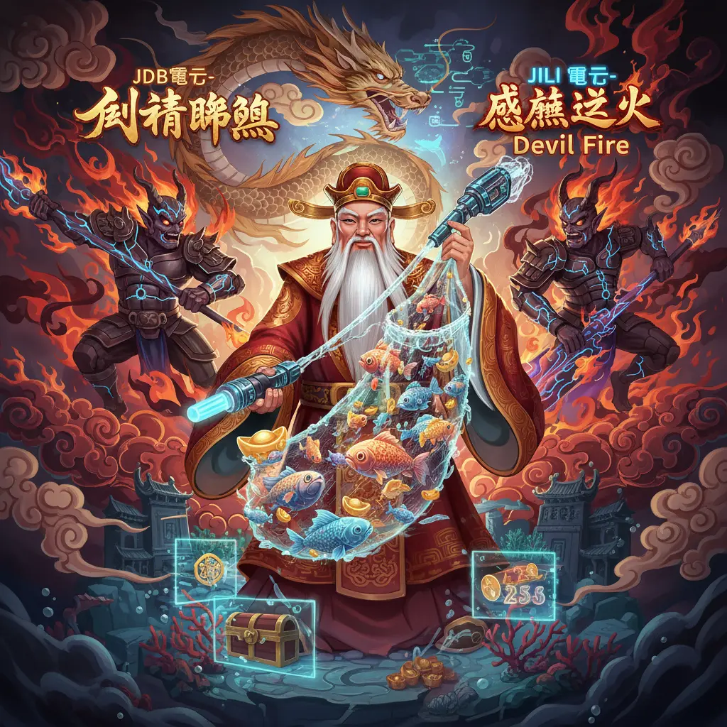JILI 電子- 惡魔之火 Devil Fire - JDB電子-財神捕魚