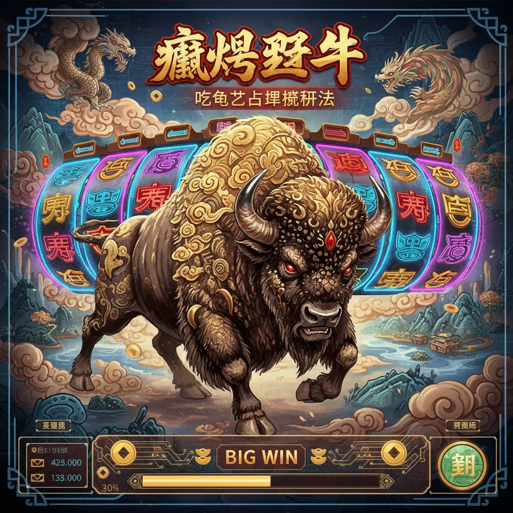 吃角子老虎機玩法 - 瘋狂野牛