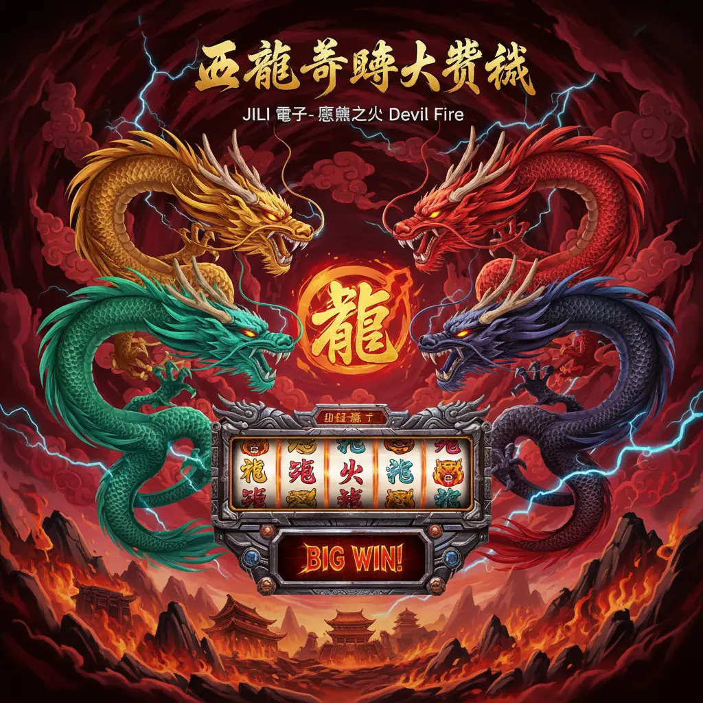 JILI 電子- 惡魔之火 Devil Fire - 五龍爭霸老虎機