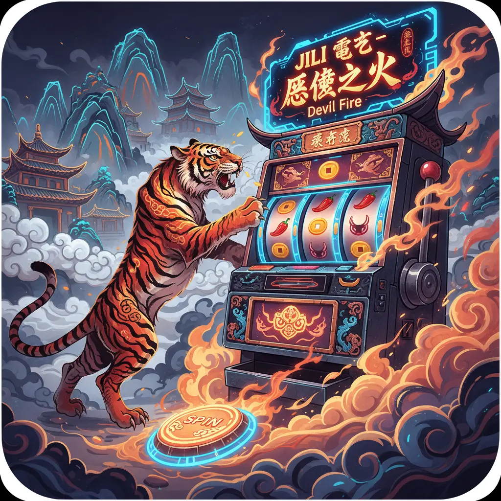 JILI 電子- 惡魔之火 Devil Fire - 單手跳起來老虎機